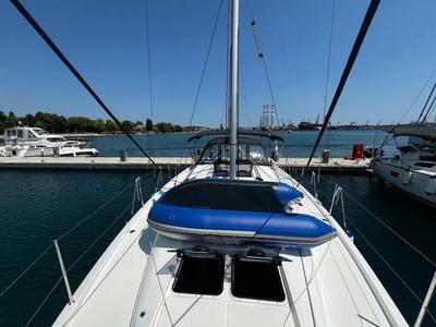 Salon of Leona, a Jeanneau Sun Odyssey 440 sailboat at Grad Pula, Croatia
