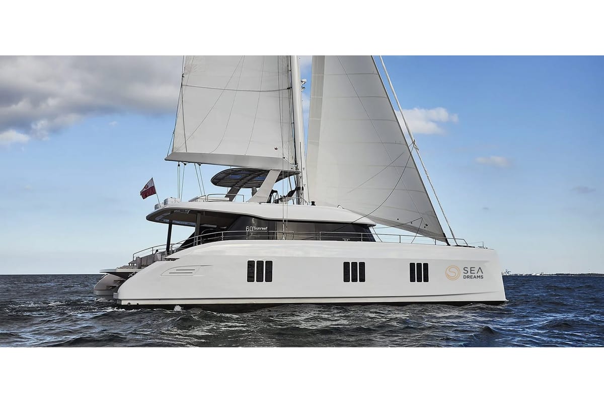 Sea Dreams, a Sunreef Yachts Sunreef 60 catamaran at Grad Kaštela, Croatia