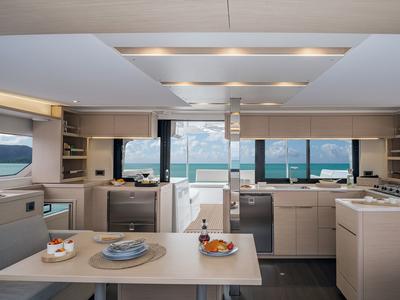 Galley of Pepe, a Lagoon 46 catamaran at Grad Trogir, Croatia