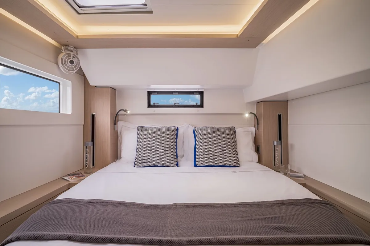 Cabin on Pepe, a Lagoon 46 catamaran at Grad Trogir, Croatia