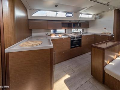 Galley of Emma, a Beneteau Oceanis 46.1 sailboat at Puntone di Scarlino, Italy