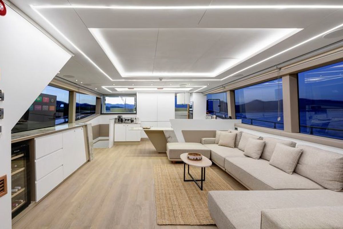 Salon of TanWay, a Gulet Motoryacht yacht at Marmaris, Turkey
