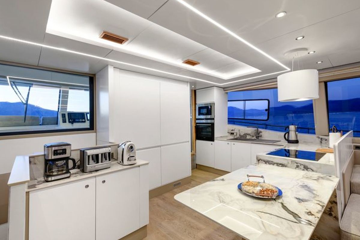 Galley of TanWay, a Gulet Motoryacht yacht at Marmaris, Turkey
