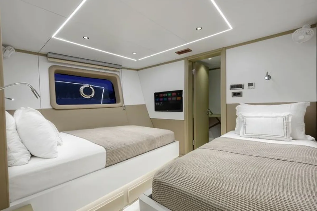 Cabin on TanWay, a Gulet Motoryacht yacht at Marmaris, Turkey