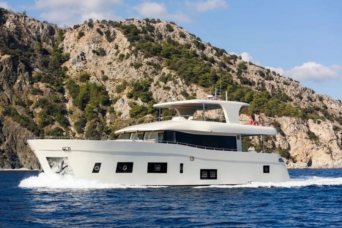 Exterior view of TanWay, a Gulet Motoryacht yacht at Marmaris, Turkey