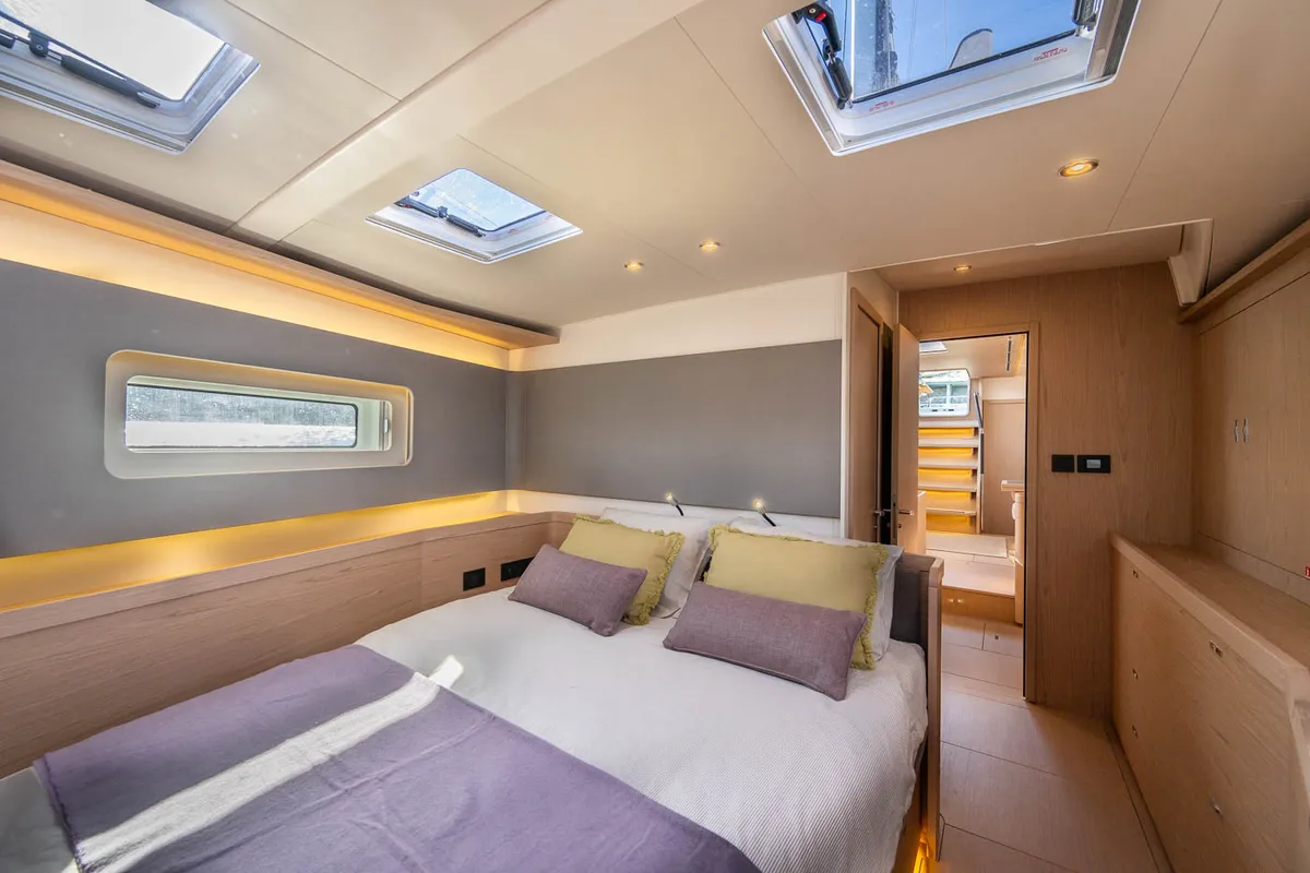 Cabin on Infinity, a Beneteau Oceanis 60 sailboat at Grad Kaštela, Croatia