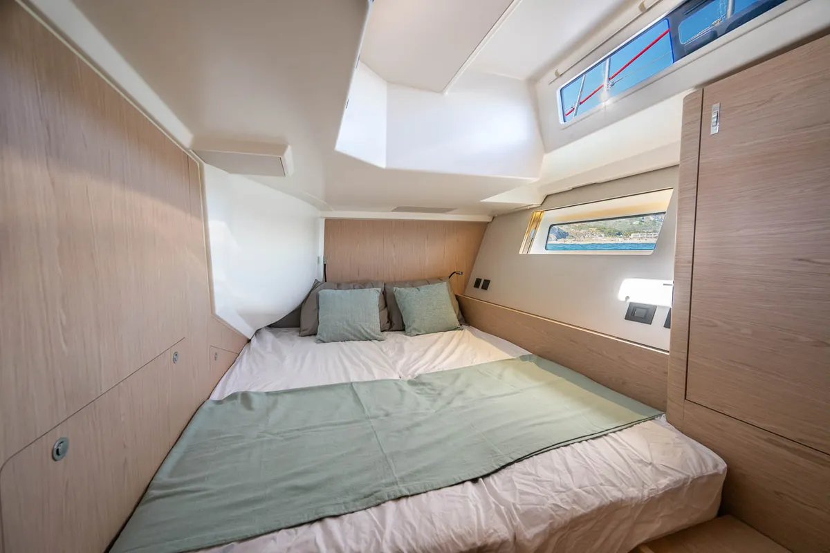 Cabin on Infinity, a Beneteau Oceanis 60 sailboat at Grad Kaštela, Croatia