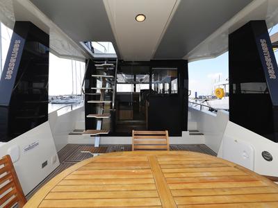 Galley of Taonga, a Cobra Yachts Seamaster 45 yacht at Grad Biograd na Moru, Croatia