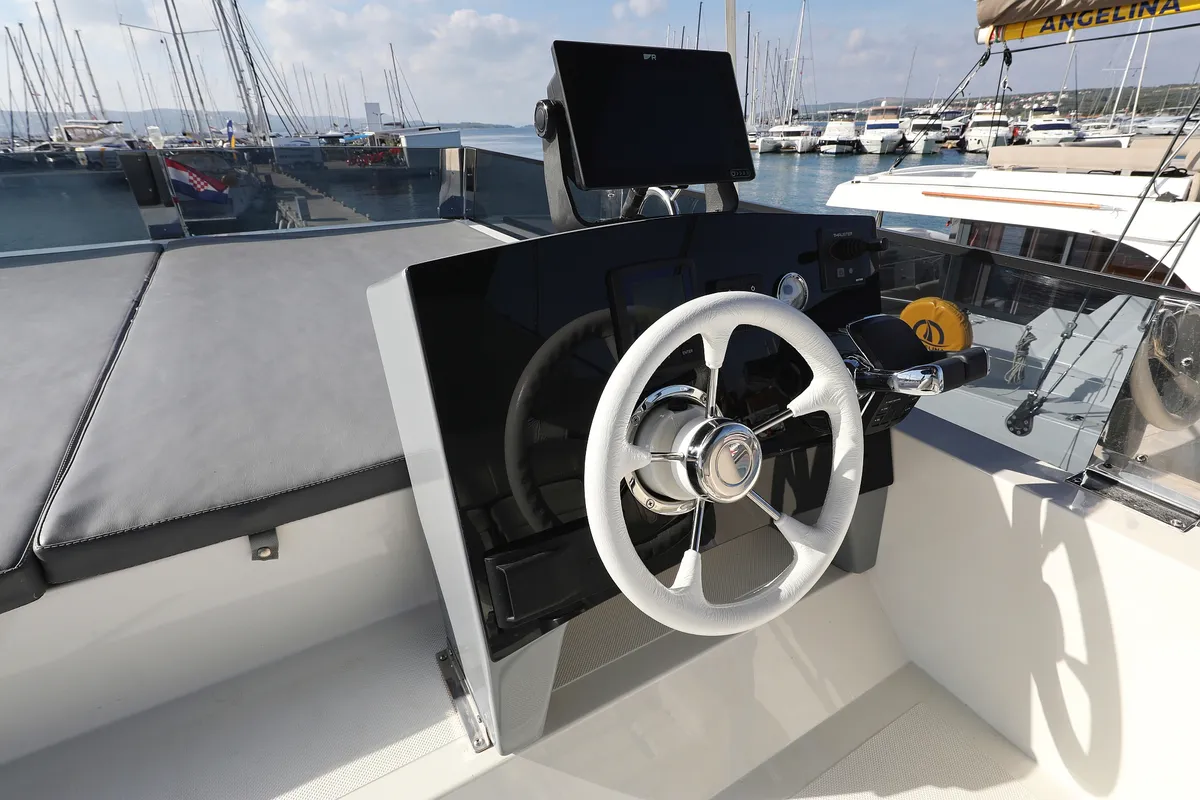 Salon of Taonga, a Cobra Yachts Seamaster 45 yacht at Grad Biograd na Moru, Croatia