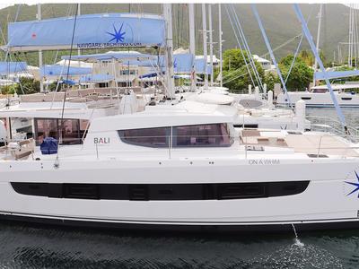 On A Whim, a Bali 4.8 catamaran at Road Town, British Virgin Islands