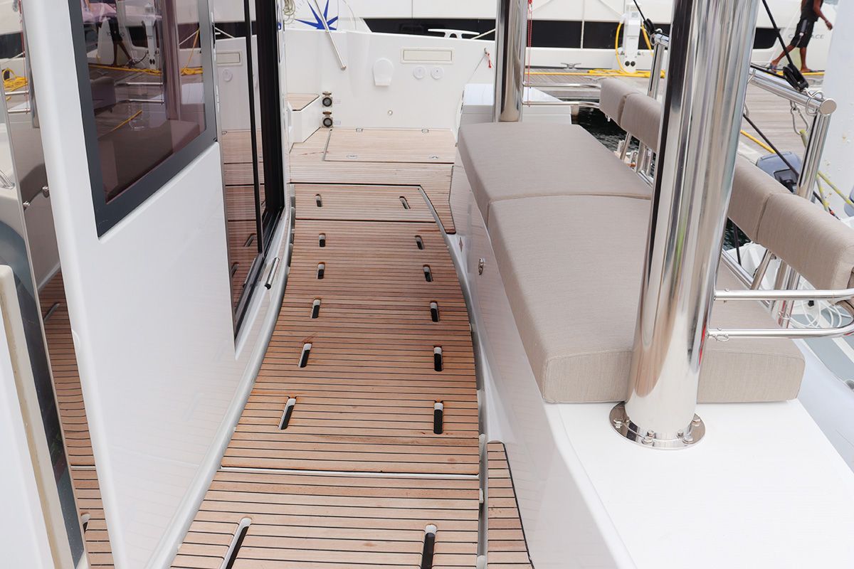 On A Whim, a Bali 4.8 catamaran at Road Town, British Virgin Islands