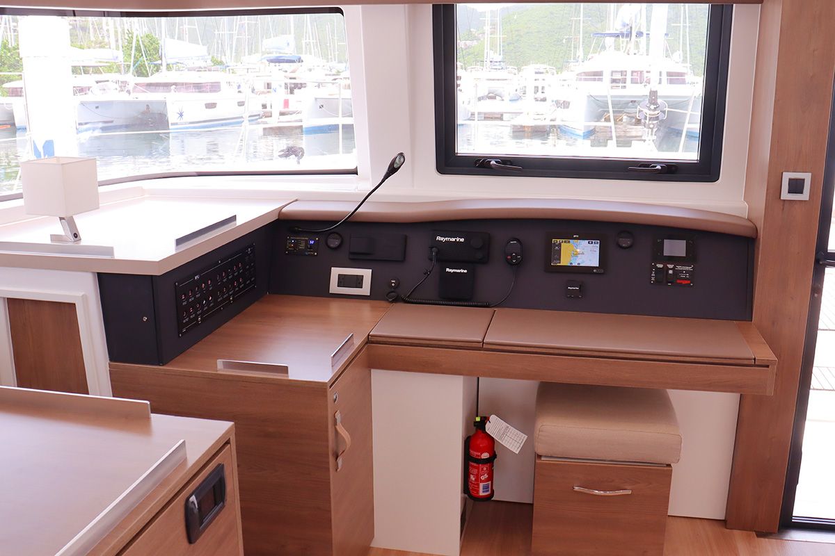 On A Whim, a Bali 4.8 catamaran at Road Town, British Virgin Islands