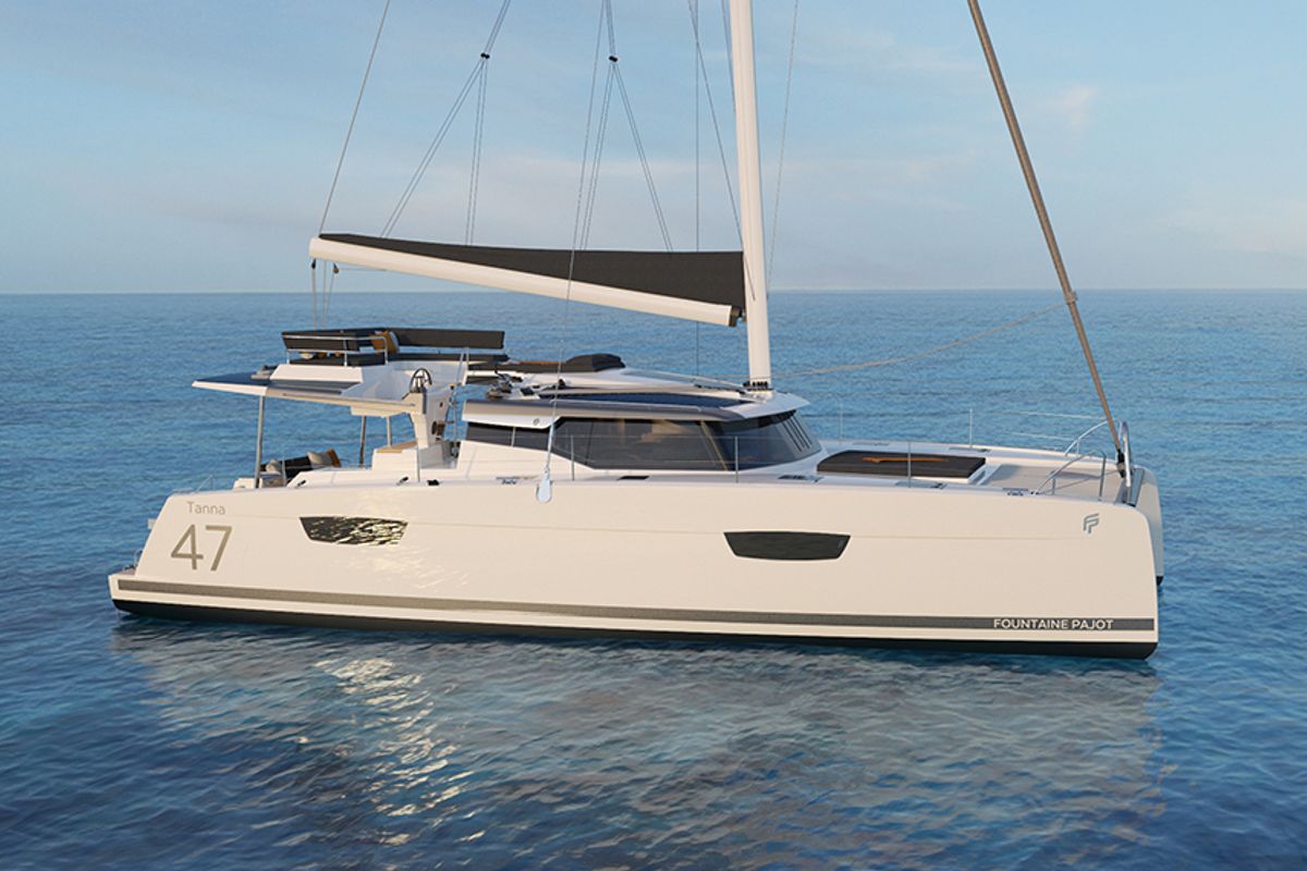 Sirius, a Fountaine Pajot Tanna 47 catamaran at Saint-Mandrier-sur-Mer, France