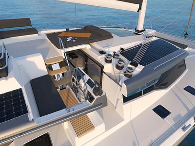 Sirius, a Fountaine Pajot Tanna 47 catamaran at Saint-Mandrier-sur-Mer, France