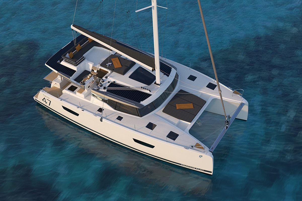 Sirius, a Fountaine Pajot Tanna 47 catamaran at Saint-Mandrier-sur-Mer, France