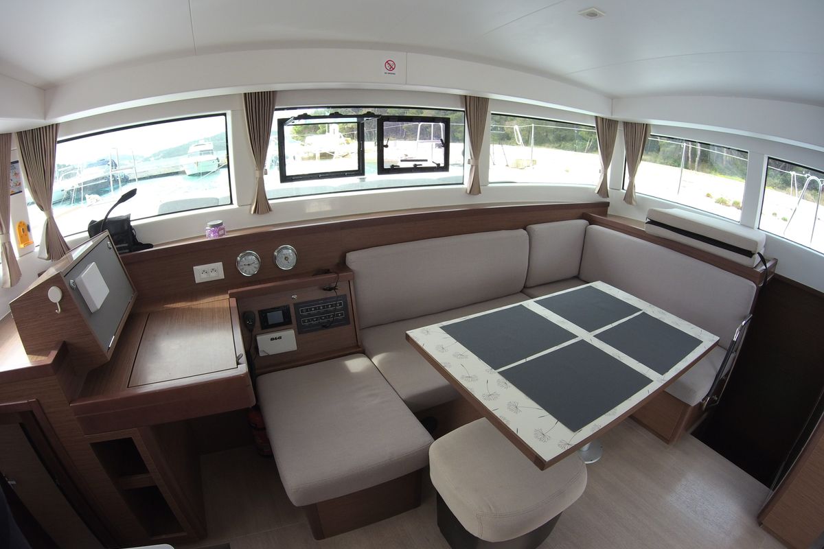 Salon of El Paso, a Lagoon 40 catamaran at Općina Rogoznica, Croatia