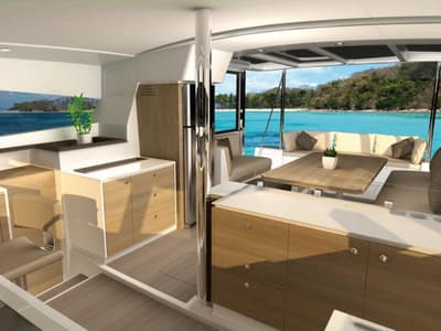Private Island I, a Bali 4.1 catamaran at Primošten, Croatia