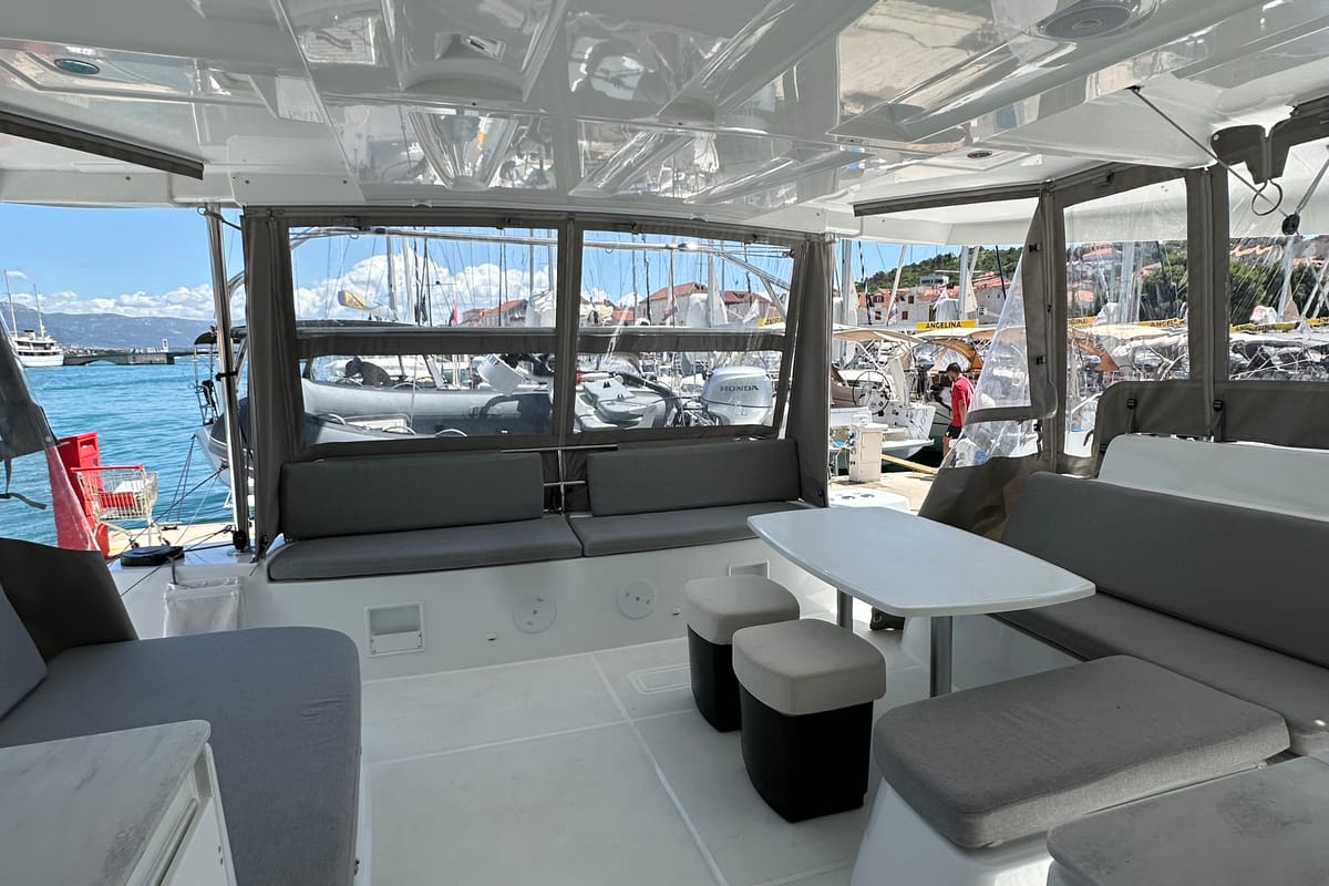 Destiny Point, a Lagoon 46 catamaran at Split, Croatia