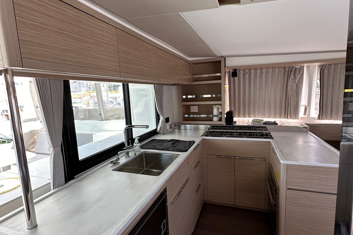 Destiny Point, a Lagoon 46 catamaran at Split, Croatia