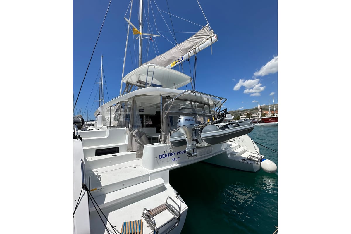 Destiny Point, a Lagoon 46 catamaran at Split, Croatia