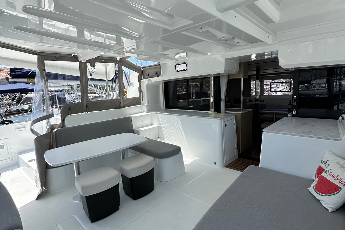 Destiny Point, a Lagoon 46 catamaran at Split, Croatia