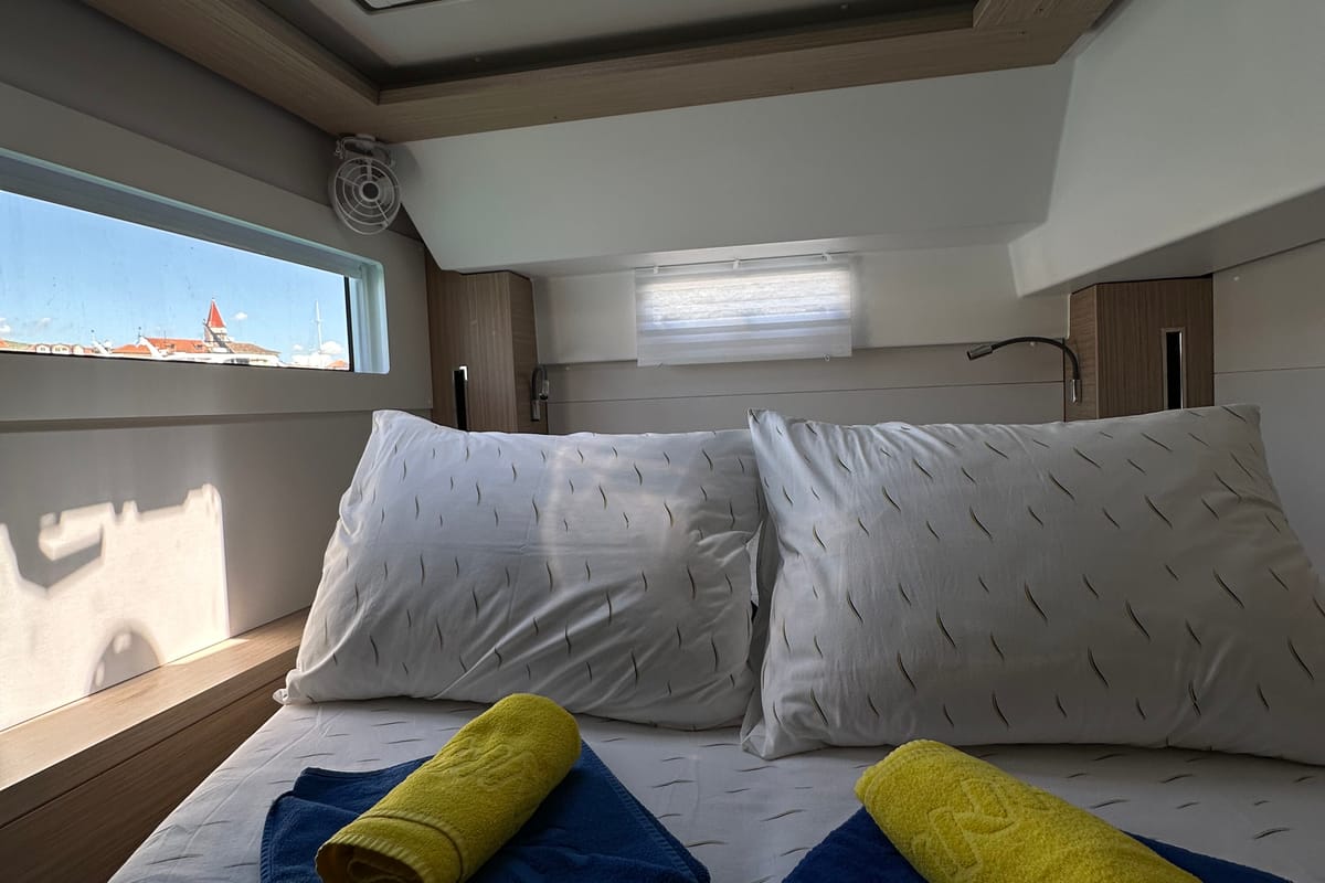 Destiny Point, a Lagoon 46 catamaran at Split, Croatia