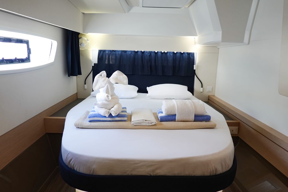 Brown Eyed Girl, a Fountaine Pajot Astrea 42 catamaran at Road Town, British Virgin Islands