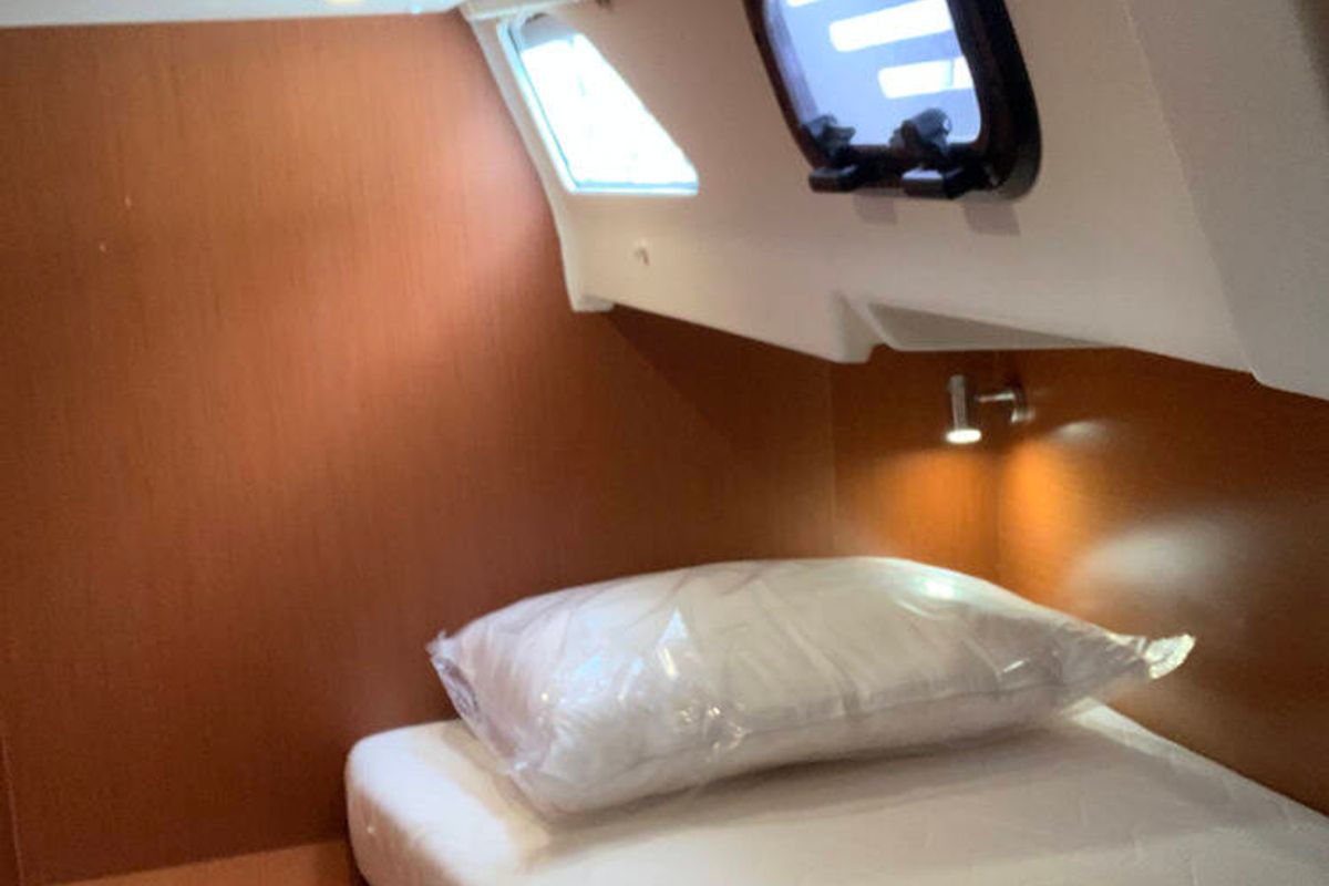 Cabin on Thano, a Beneteau Oceanis 51.1 sailboat at Athens, Greece