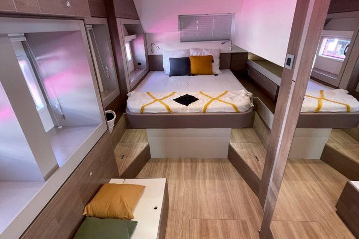 Sail and Travel, a Bali 4.6 - 4 cab. OW catamaran at Pirovac, Croatia