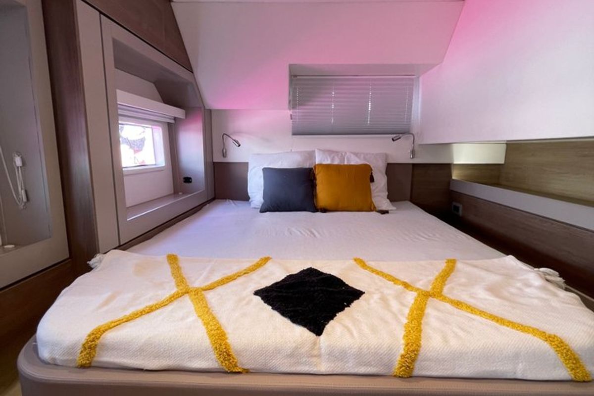 Sail and Travel, a Bali 4.6 - 4 cab. OW catamaran at Pirovac, Croatia