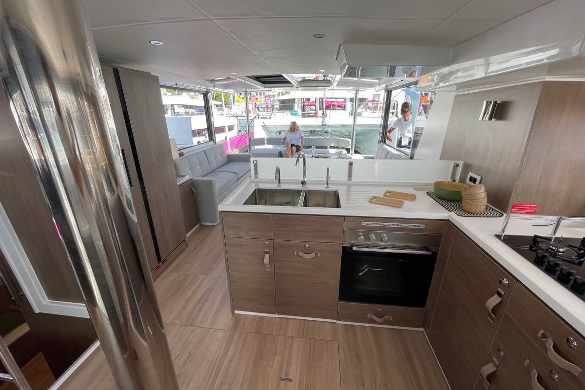 Sail and Travel, a Bali 4.6 - 4 cab. OW catamaran at Pirovac, Croatia