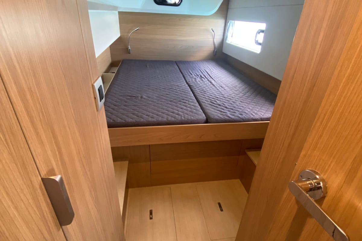 Cabin on Poucette, a Bali Catsmart catamaran at Alameda, United States