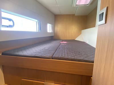 Cabin on Poucette, a Bali Catsmart catamaran at Alameda, United States