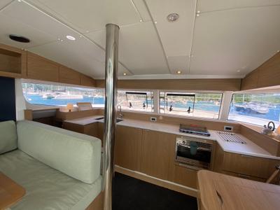 Galley of Poucette, a Bali Catsmart catamaran at Alameda, United States