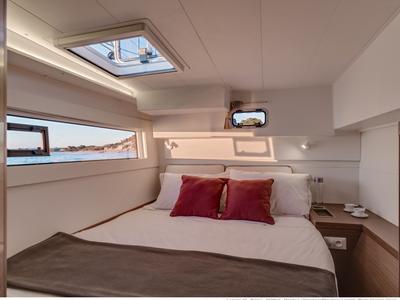 Cabin on Manik, a Lagoon 40 catamaran at Nettuno, Italy