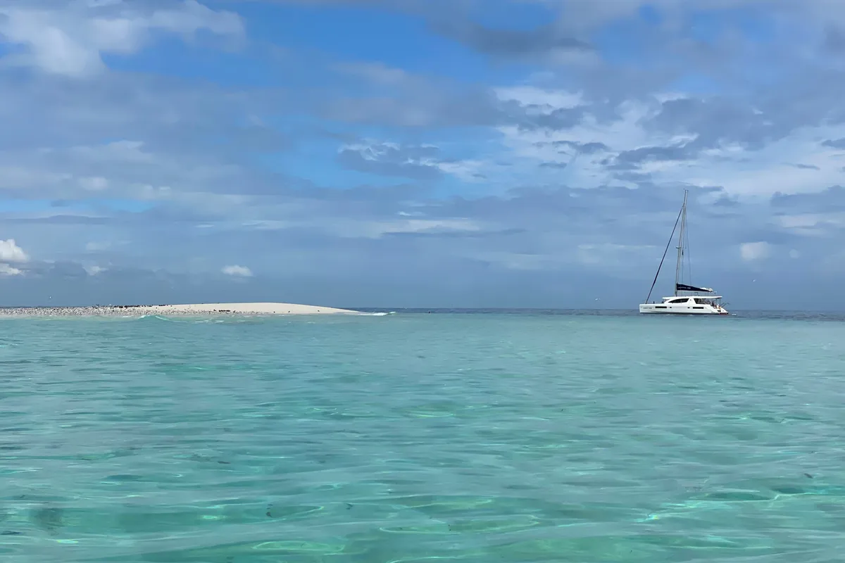 Exterior view of Sunday Kinga, a Leopard Leopard 48 - 4 + 2 cab. catamaran at Azam Marina, Tanzania