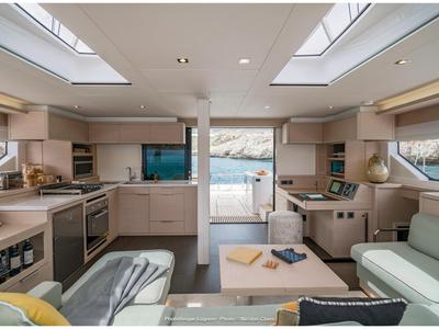 Galley of Star Link, a Lagoon 55 catamaran at Split, Croatia