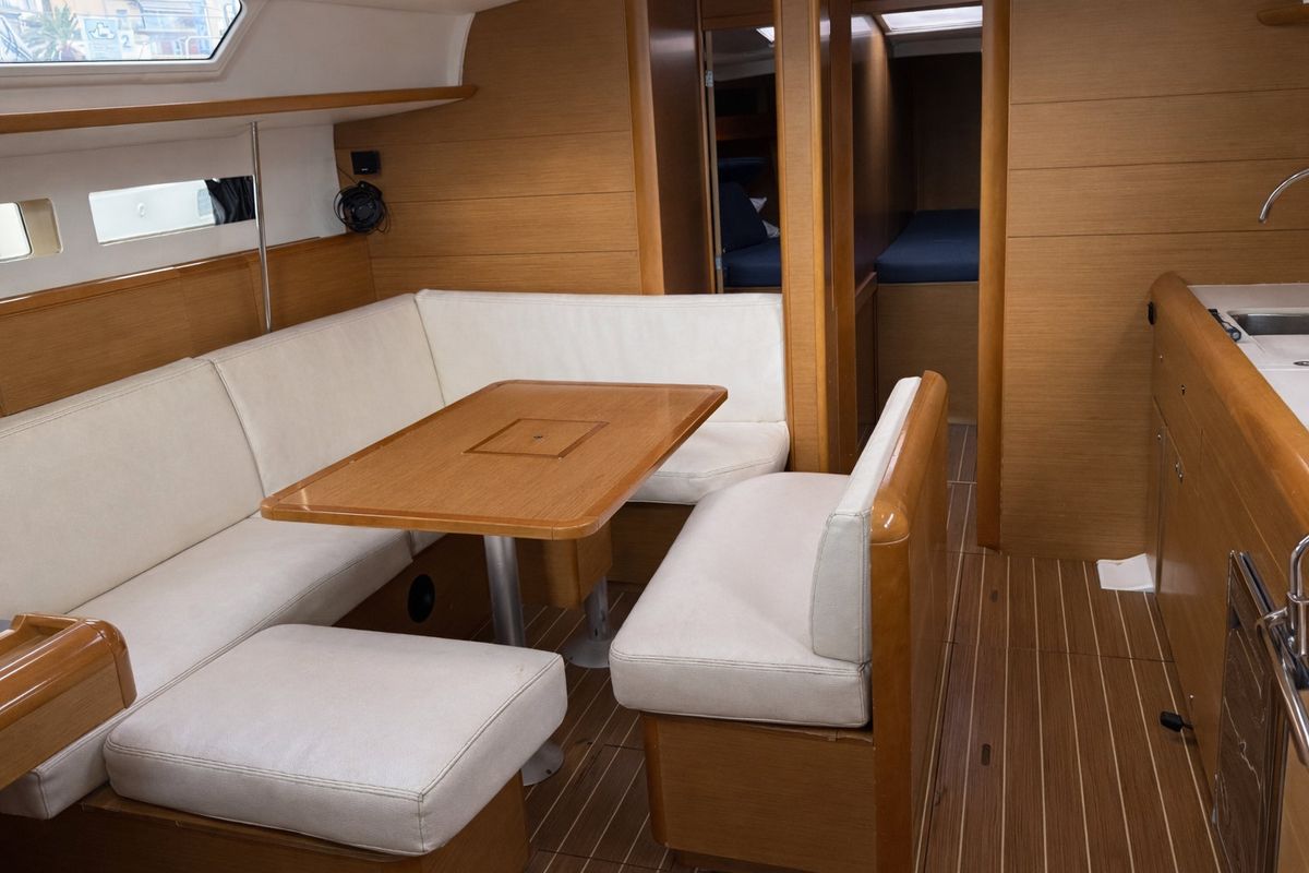 Malgrats, a Jeanneau Sun Odyssey 469 sailboat at Palma de Mallorca, Spain