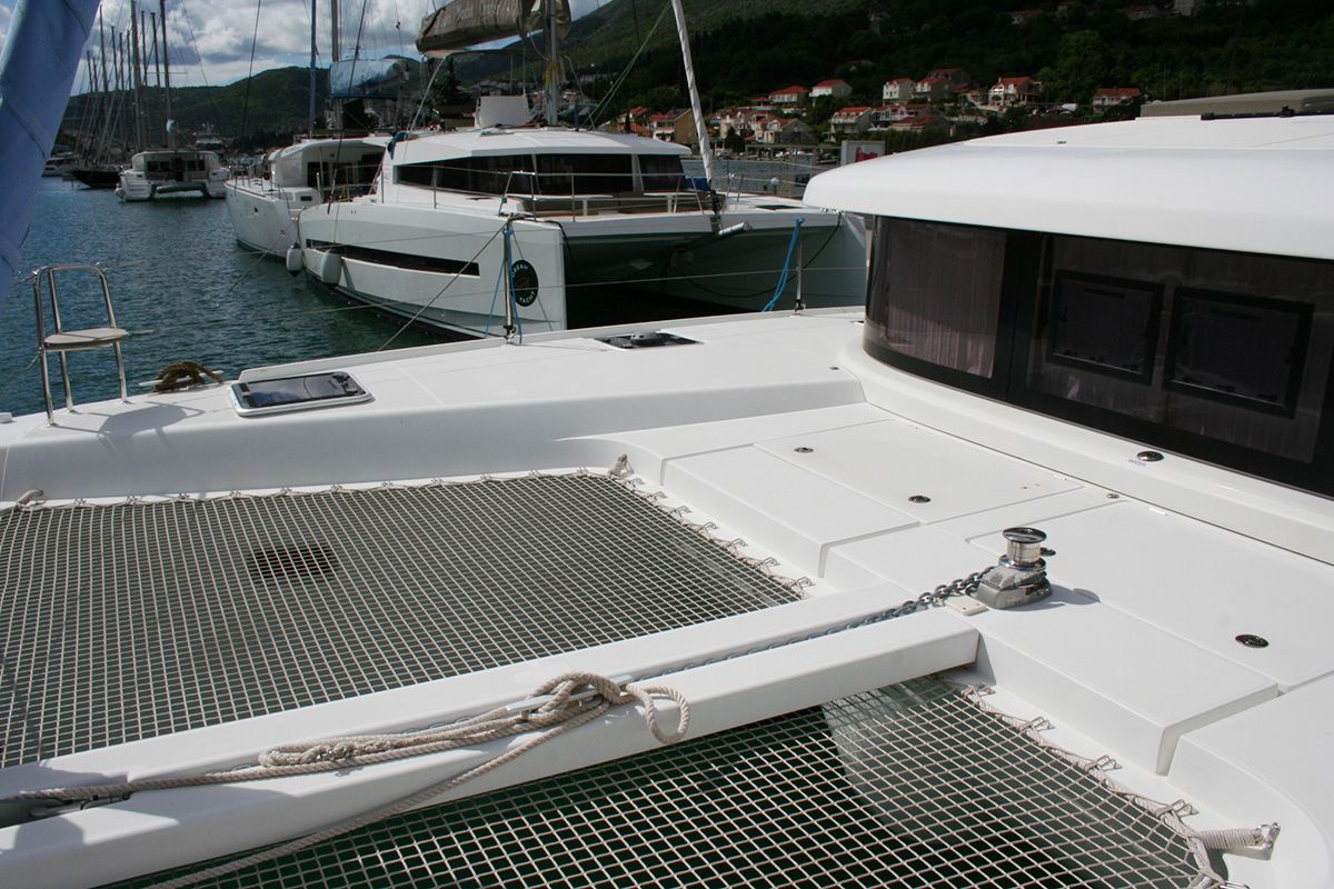 Mola Mola , a Lagoon 42 catamaran at Dubrovnik, Croatia