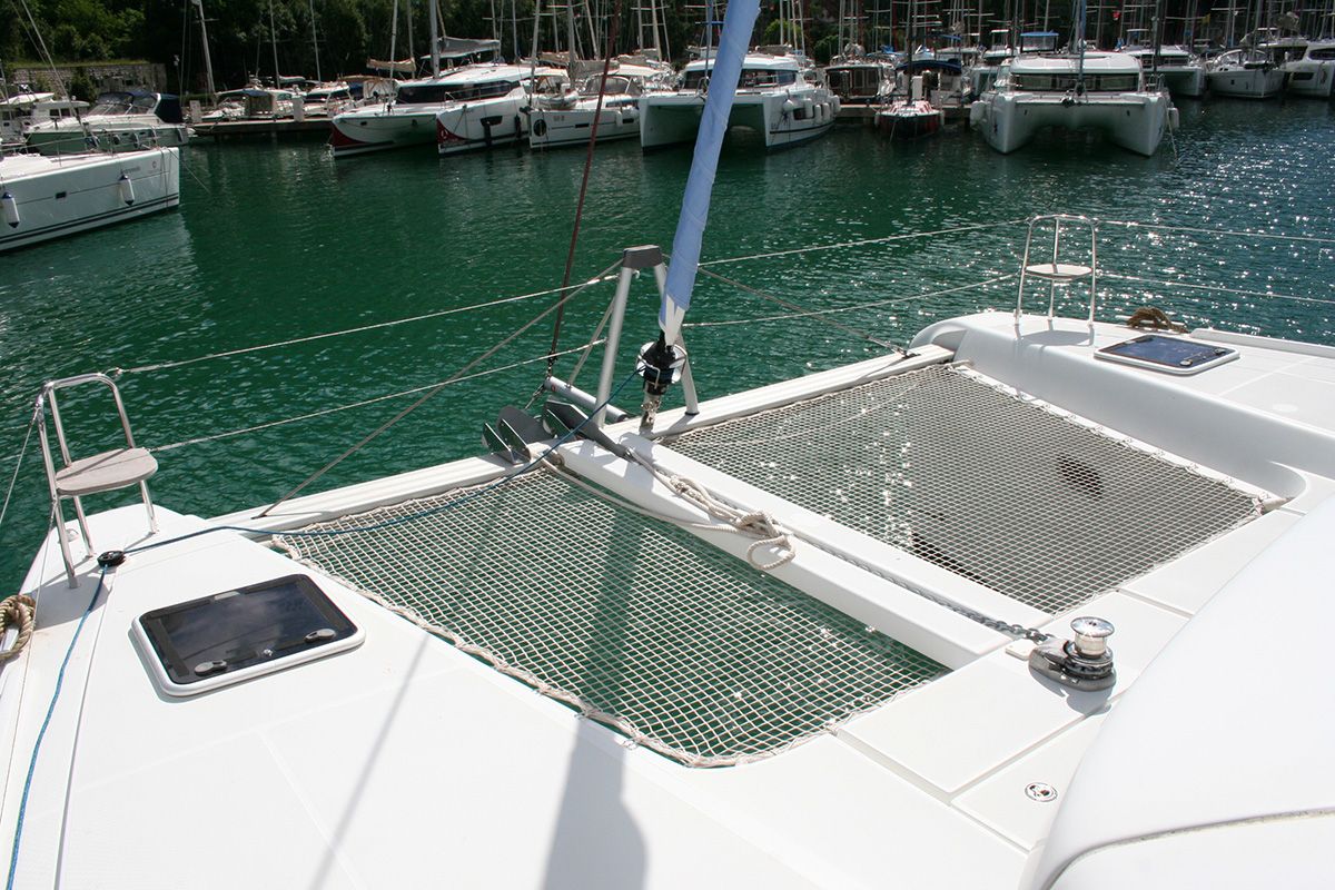 Mola Mola , a Lagoon 42 catamaran at Dubrovnik, Croatia