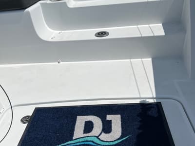 Dj, a Lagoon 40 catamaran at Olbia, Italy