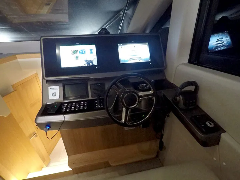 Il Sogno V, a Galeon 480 Fly yacht at Grad Šibenik, Croatia