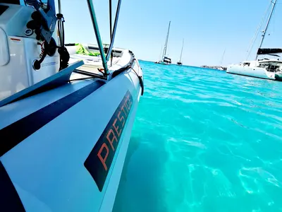 Niky, a Prestige Ranger 600 motorboat at Grad Trogir, Croatia
