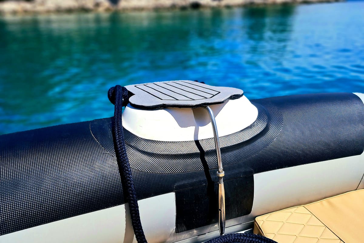 Niky, a Prestige Ranger 600 motorboat at Grad Trogir, Croatia