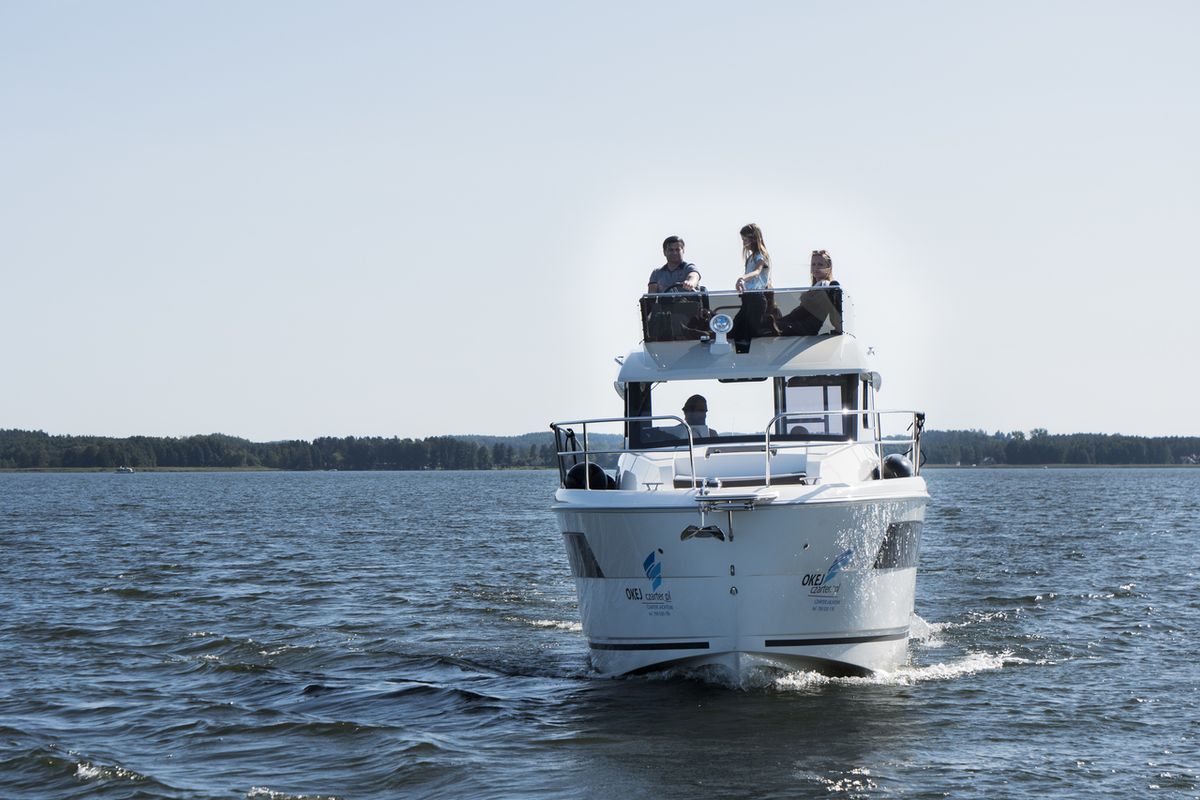 Exterior view of Balt 1080 Titanium, a Balt 1018 Titanium motorboat at Wilkasy, Poland