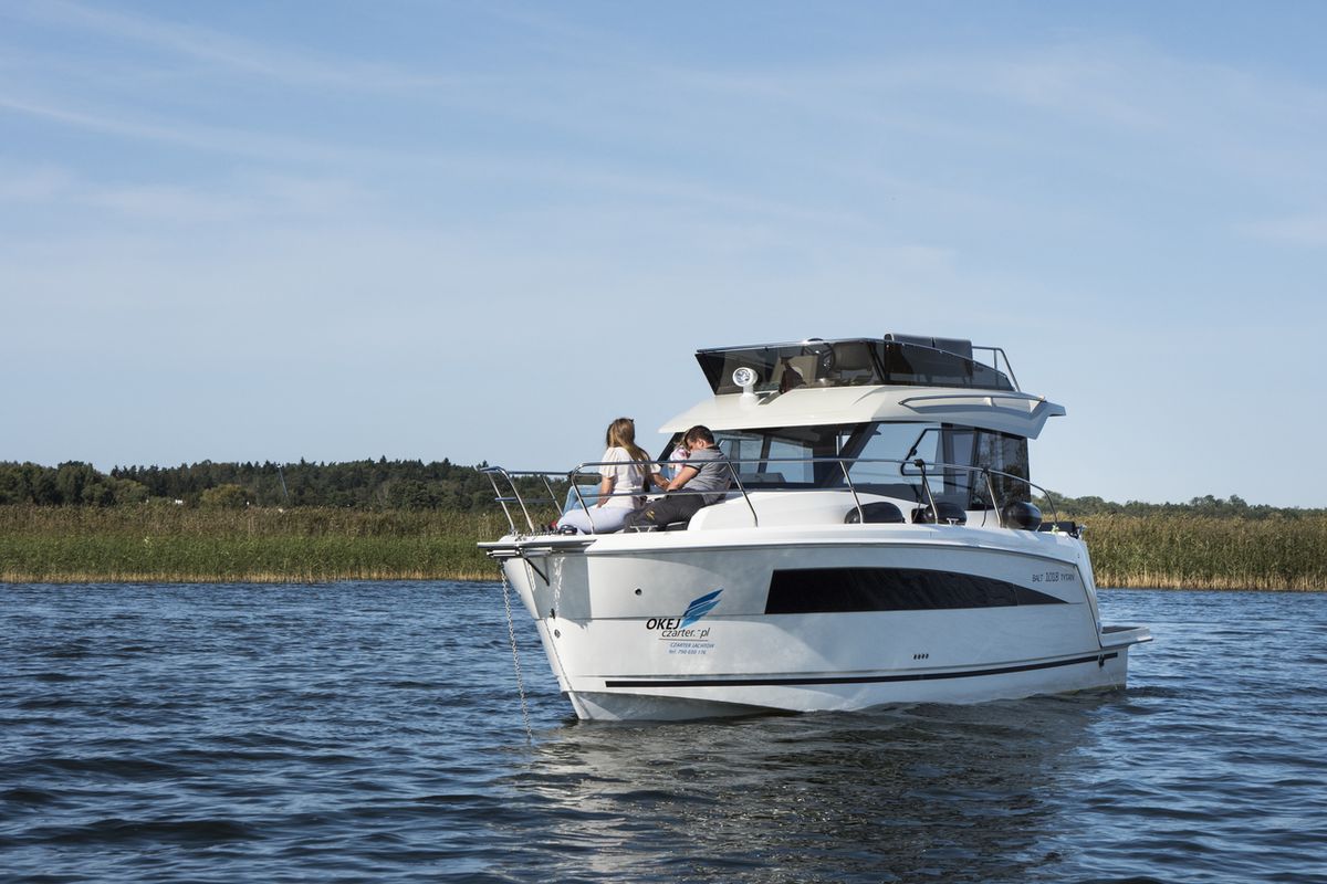 Exterior view of Balt 1080 Titanium, a Balt 1018 Titanium motorboat at Wilkasy, Poland