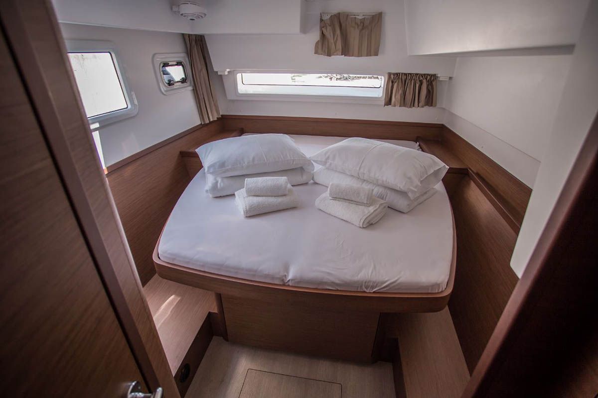 Independent, a Lagoon 42 catamaran at Seget Donji, Croatia