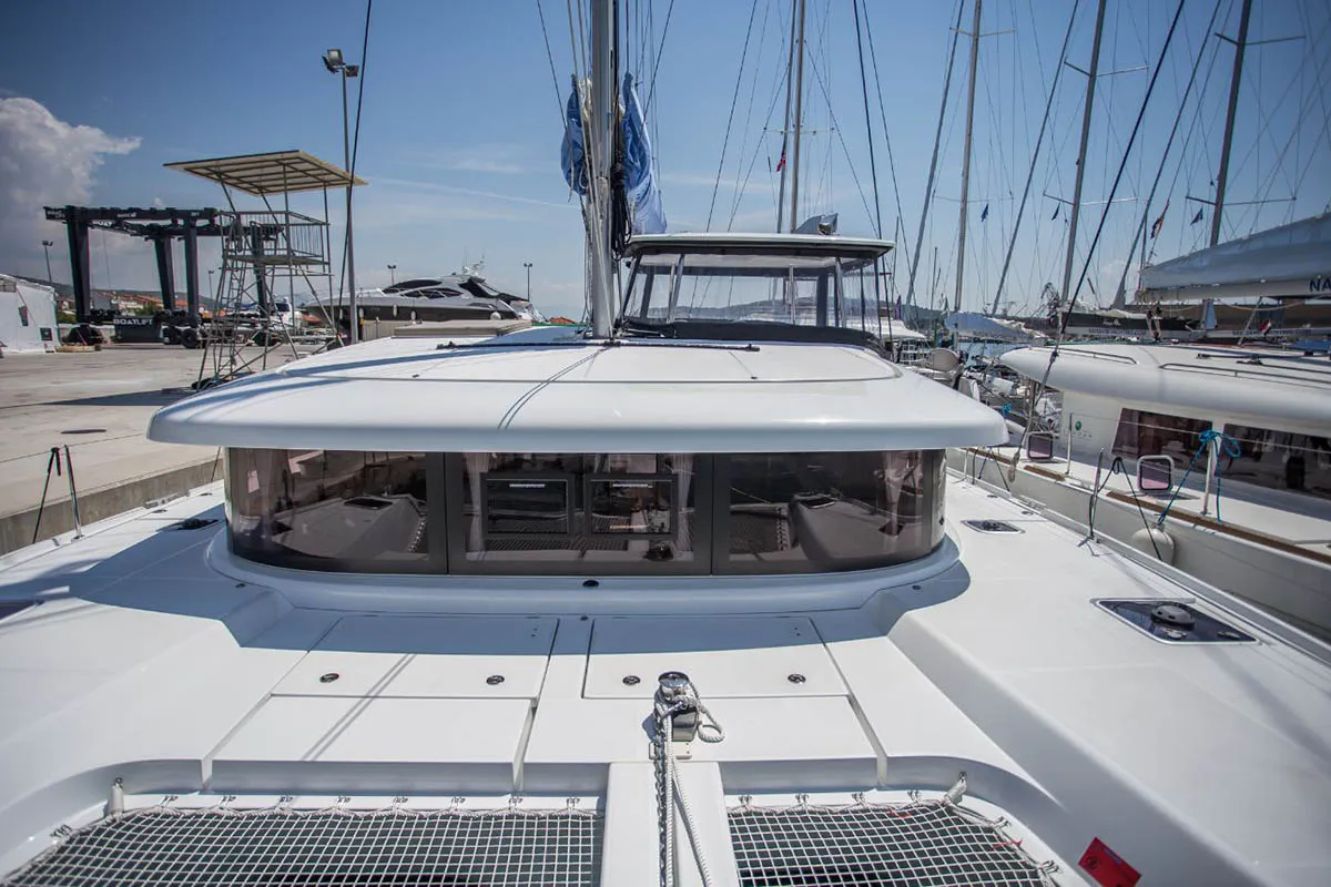 Independent, a Lagoon 42 catamaran at Seget Donji, Croatia