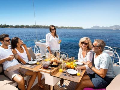 Northberry Blu, a Bavaria Cruiser 46 sailboat at Fethiye, Turkey