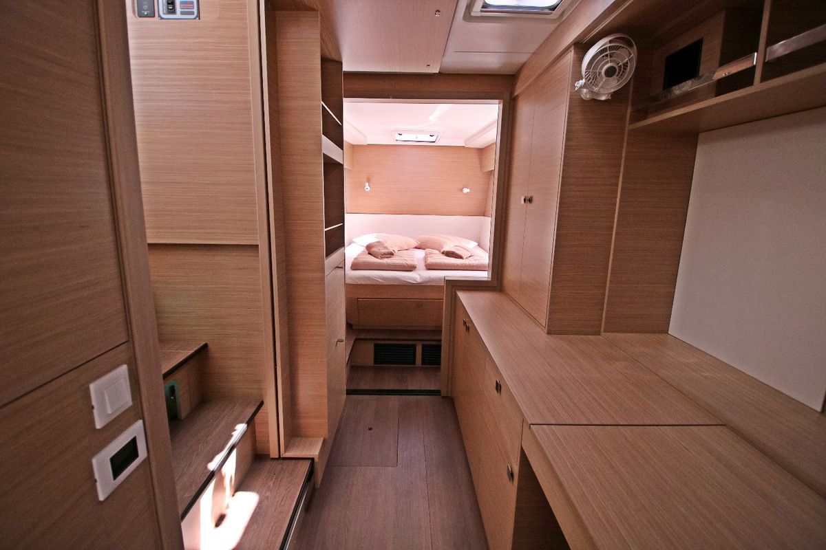 Cabin on Solution, a Lagoon 43 catamaran at Općina Rogoznica, Croatia